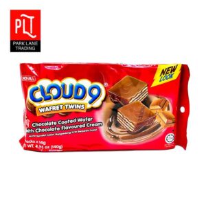 Cloud9 Wafret Chocolate 140g (12 Bags)